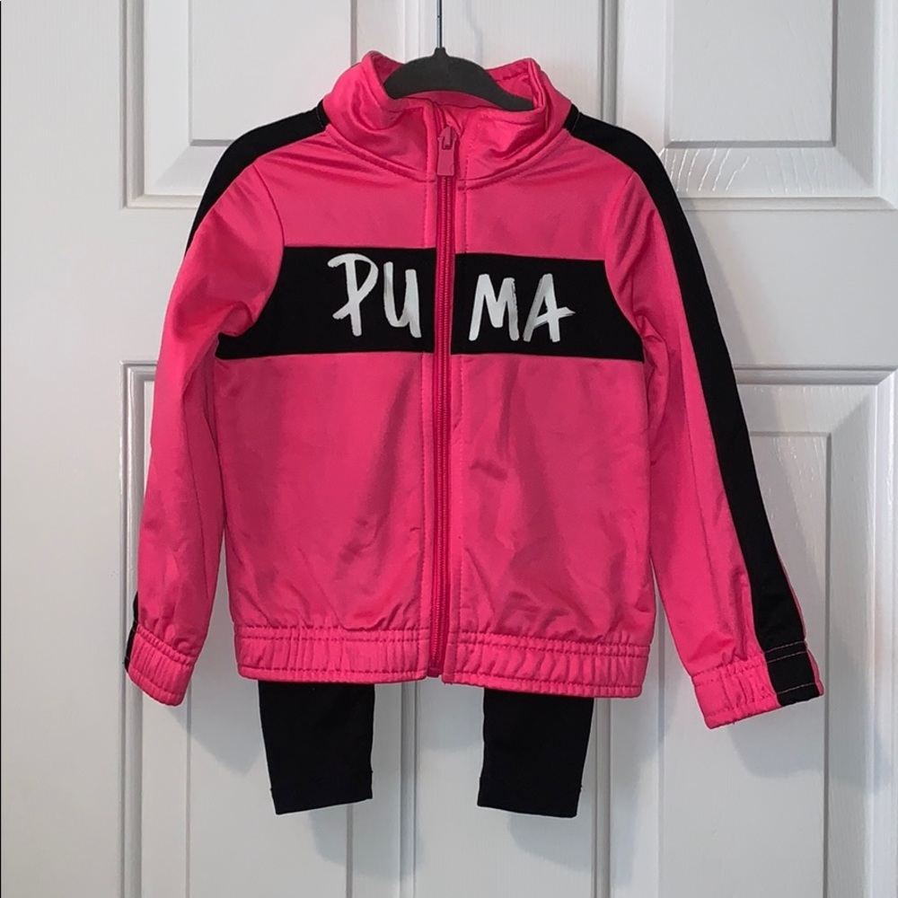 Puma Leggings/Track Jacket Set